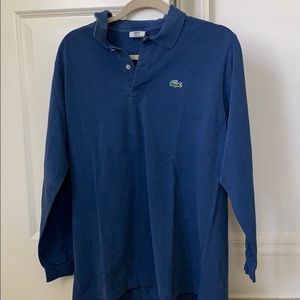 Men’s long sleeve prima cotton polo